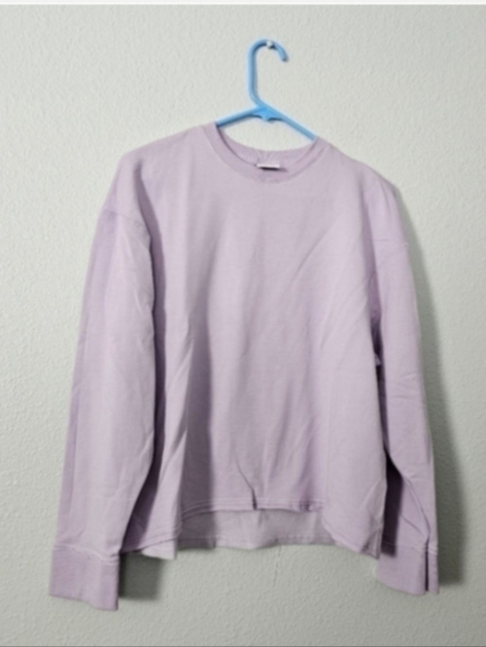 Light Lavender Crewneck Sweater - Sz XS